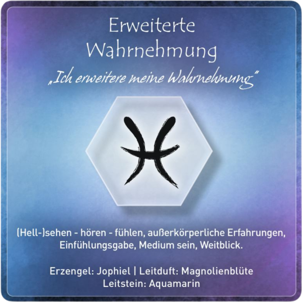 "Erweiterte Wahrnehmungen" Edelsteinessenz